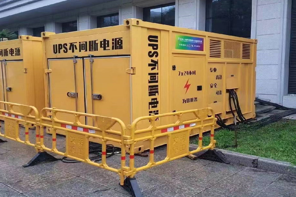 陇县发电机租赁施工现场